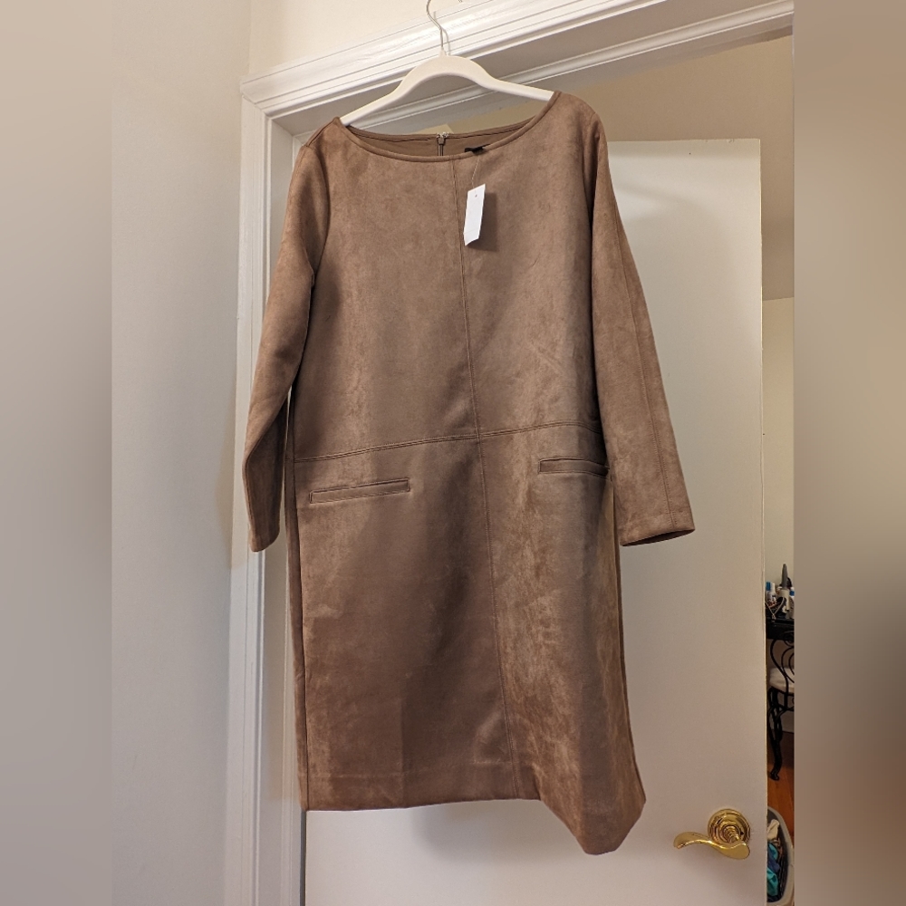 Ann Taylor Suede Dress